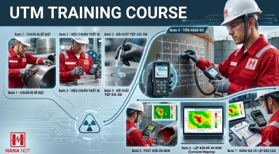 KHÓA ĐÀO TẠO KIỂM TRA ĐO ĐỘ DÀY BẰNG SIÊU ÂM (UTM)